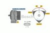 BOSCH 0 986 049 820 Alternator